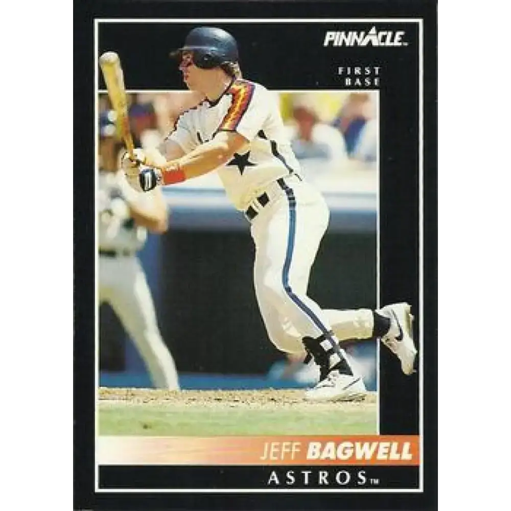 1992 Pinnacle #70 Jeff Bagwell EX Houston Astros Baseball Card - Baseball Card Single
