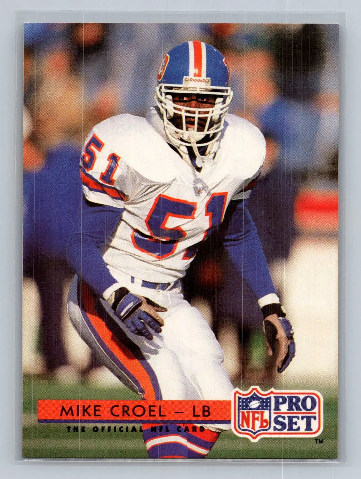 1992 Pro Set #154 Mike Croel Denver Broncos - Football Card Single