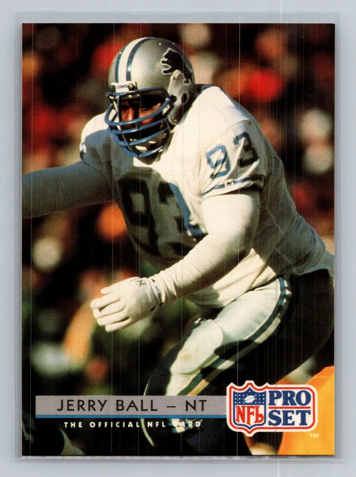 1992 Pro Set #164 Jerry Ball Detroit Lions - Football Card Single