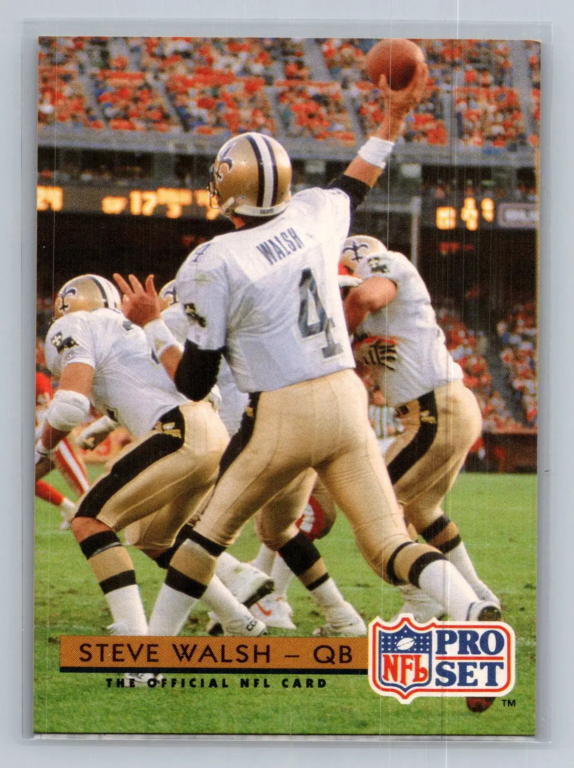 1992 Pro Set #260 Steve Walsh New Orleans Saints - Football Card Single