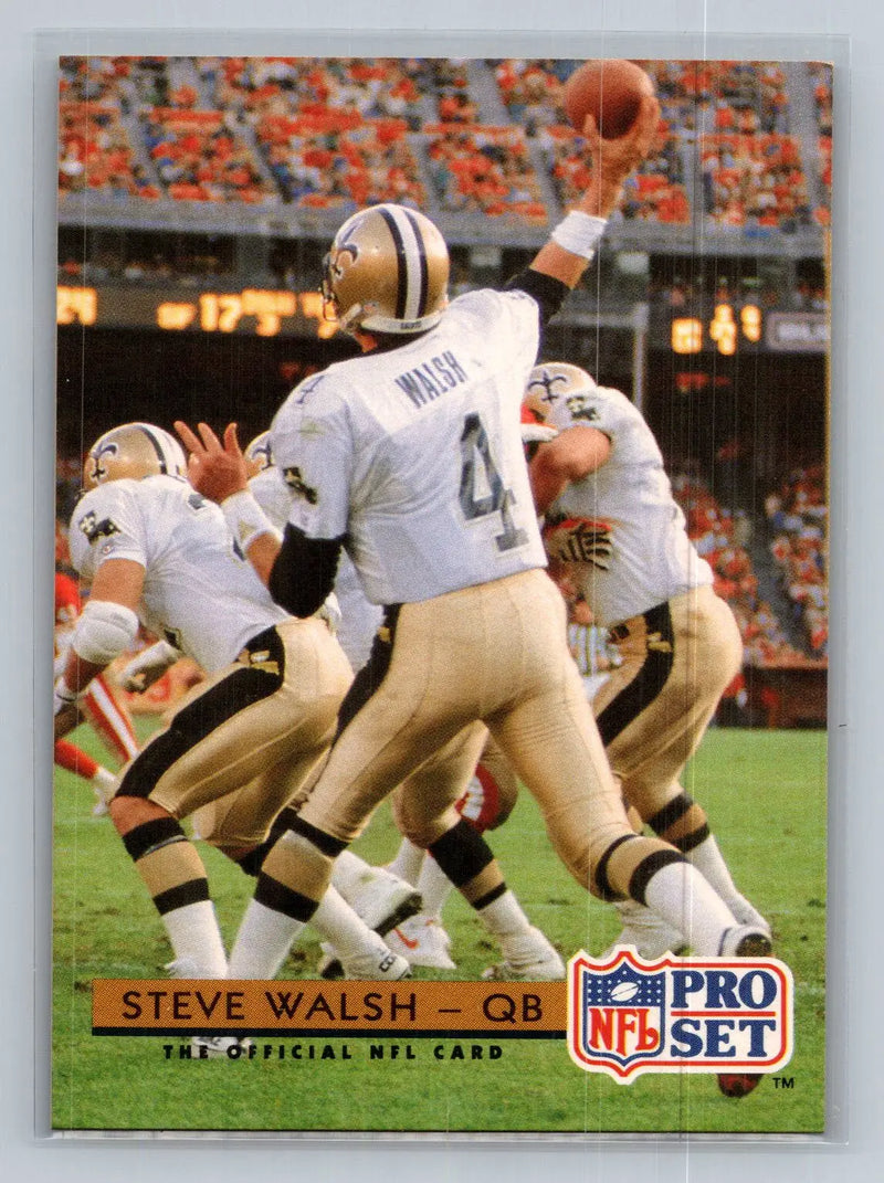 1992 Pro Set #260 Steve Walsh New Orleans Saints - Football Card Single