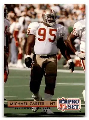 1992 Pro Set #317 Michael Carter - Football Card Single