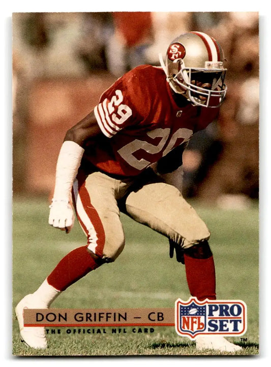 1992 Pro Set #318 Don Griffin - Football Card Single