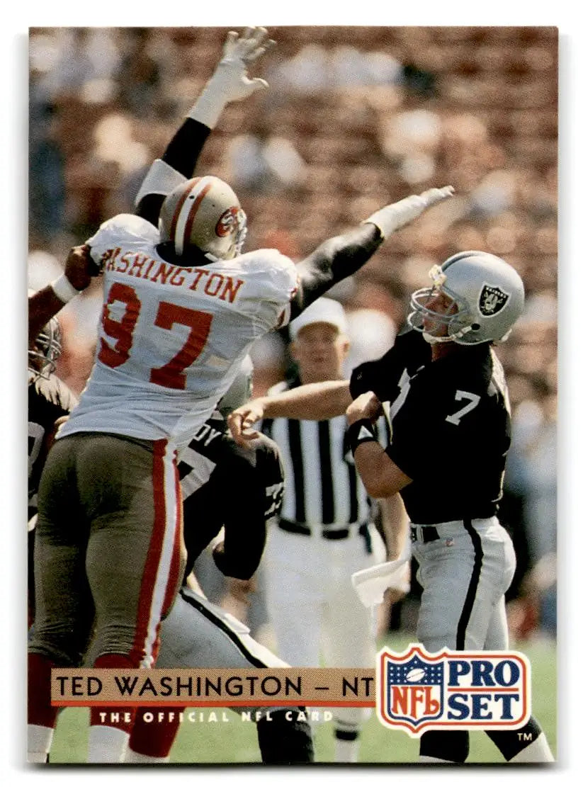 1992 Pro Set #322 Ted Washington - Football Card Single