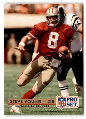 1992 1992 Pro Set #323 Steve Young San Francisco 49ers FOOTBALL Cards - Football Card Single