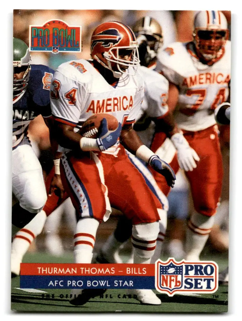 1992 Pro Set #396 Thurman Thomas - Football Card Single