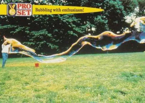 1992 Pro Set Guinness Book Of Records #4 Bubbling with enthusiasm! NM-MT - Non-Sports Card Single