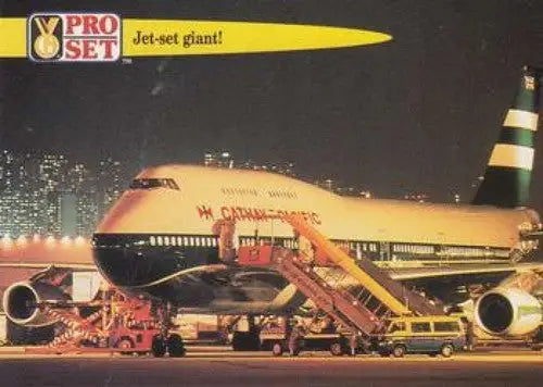 1992 Pro Set Guinness Book Of Records #7 Jet-set giant! NM-MT - Non-Sports Card Single
