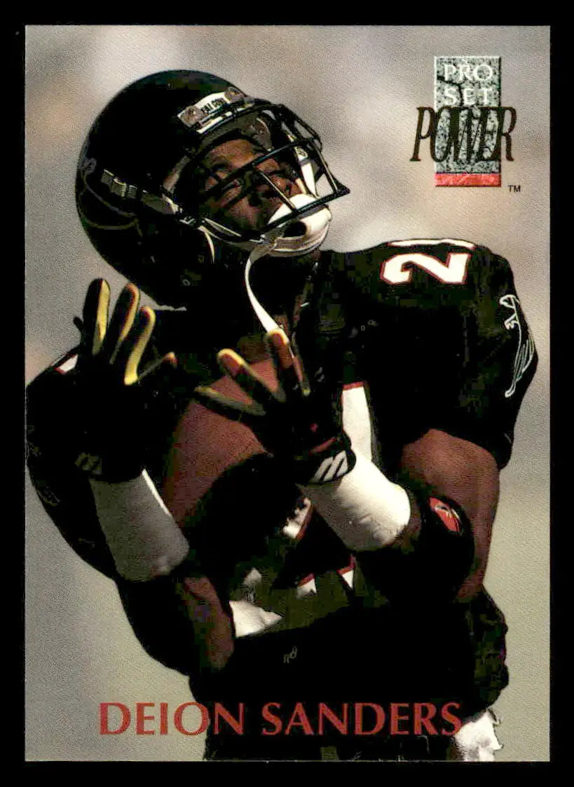 1992 Pro Set Power #21 Deion Sanders - Football Card Single