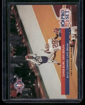 1992 Pro Set Super Bowl XXVI Replay Super Bowl XXVI #71 Football - Football Card Single