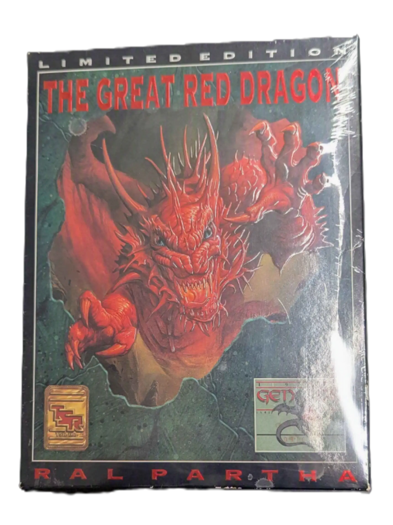 1992 Ral Partha Gen Con Limited Edition Miniature: The Great Red Dragon 01-503 - Miniature