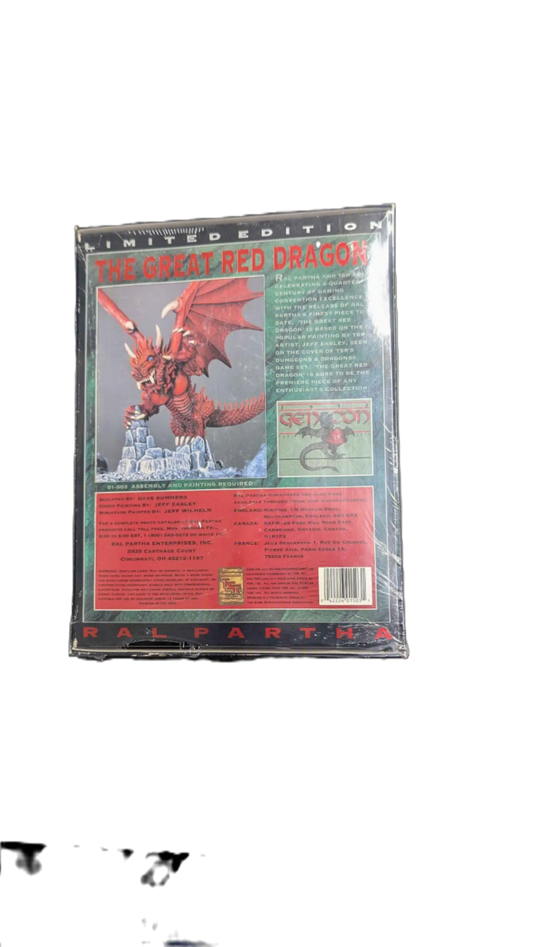 1992 Ral Partha Gen Con Limited Edition Miniature: The Great Red Dragon 01-503 - Other