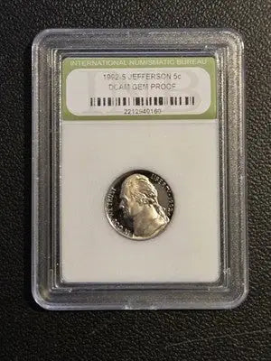 1992-S Jefferson Nickel DCAM Gem Proof - Deep Cameo - INB Graded