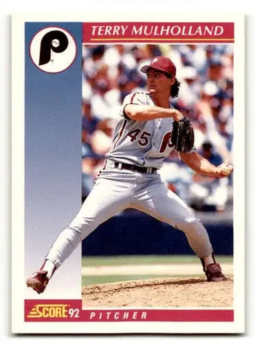 1992 Score #118 Terry Mulholland Philadelphia Phillies Baseball Card ID:58573 - Baseball Card Single