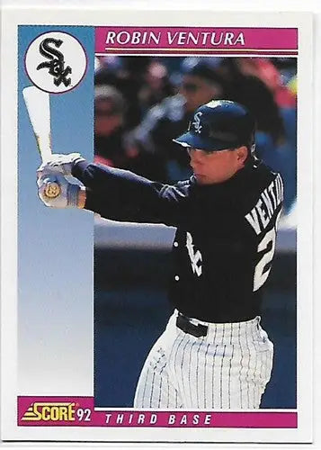 1992 Score #122 Robin Ventura NM-MT White Sox - Baseball Card Single