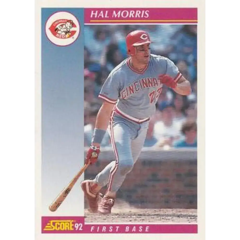 1992 Score #125 Hal Morris NM-MT Cincinnati Reds Baseball Card - Baseball Card Single