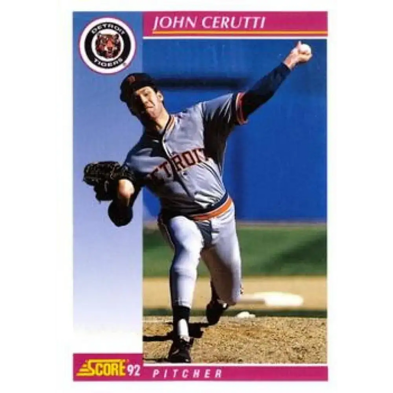 1992 Score #179 John Cerutti NM-MT Detroit Tigers Baseball Card - Baseball Card Single