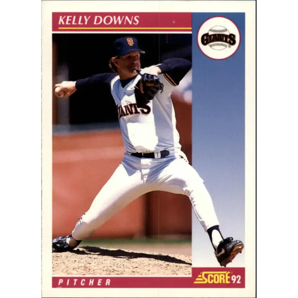 1992 Score #191 Kelly Downs NM-MT San Francisco Giants Baseball Card - Baseball Card Single