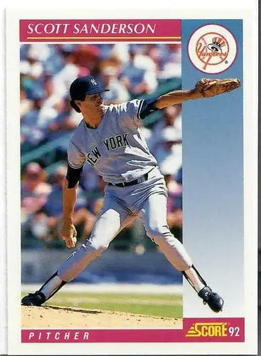 1992 Score #211 Scott Sanderson NM-MT Yankees - Baseball Card Single