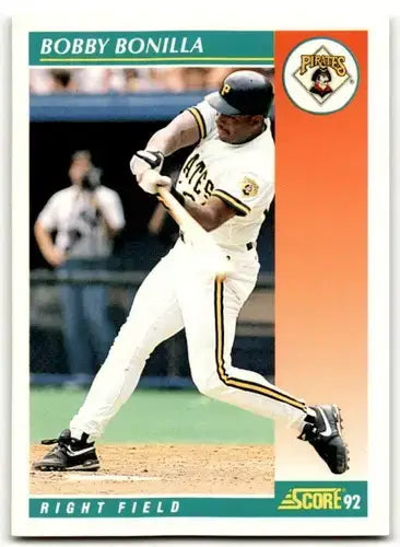 1992 Score #225 Bobby Bonilla NM Near Mint Pirates - Baseball Card Single