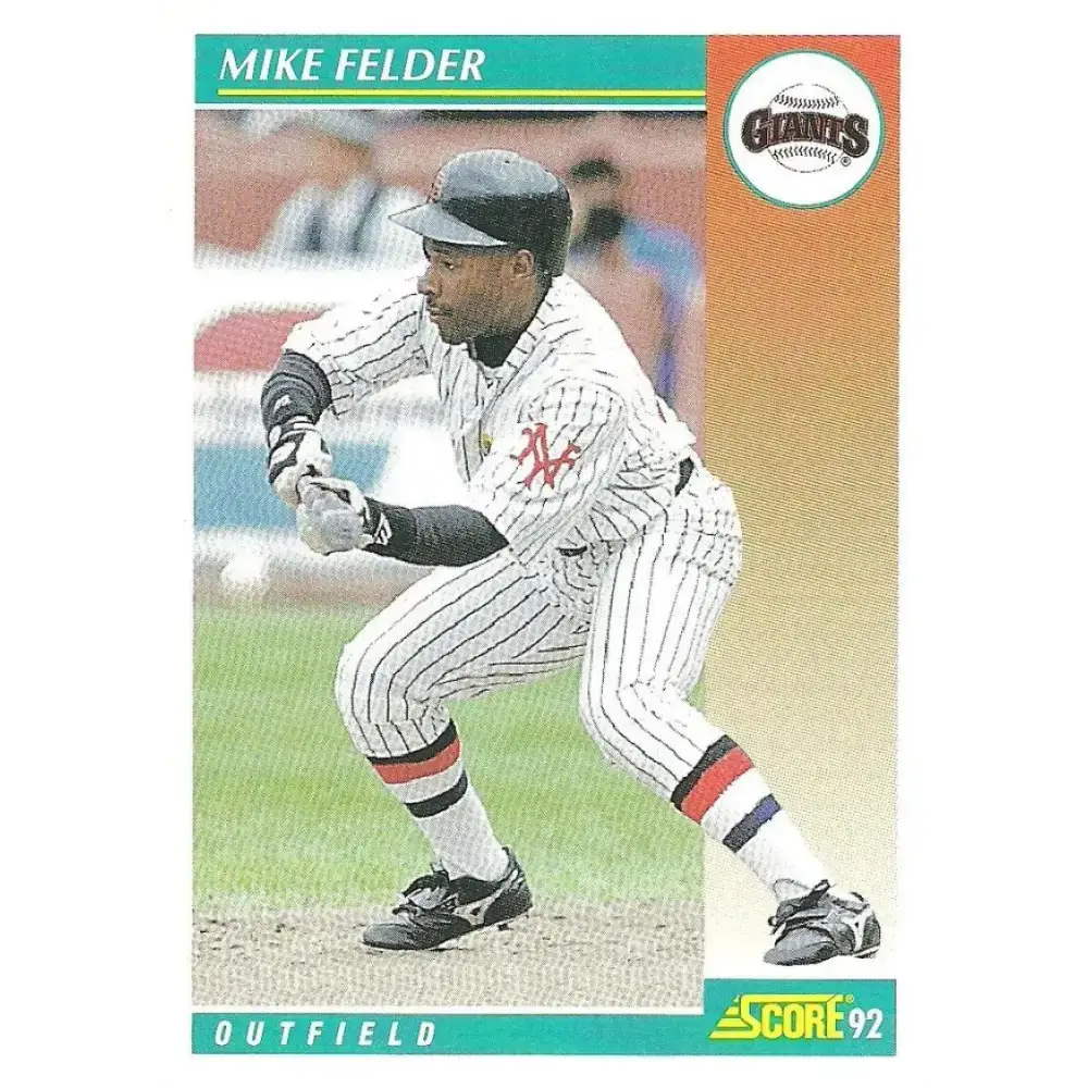 1992 Score #251 Mike Felder NM-MT San Francisco Giants Baseball Card - Baseball Card Single