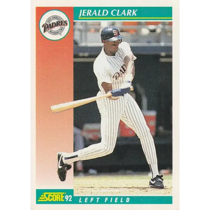 1992 Score #257 Jerald Clark NM-MT San Diego Padres Baseball Card - Baseball Card Single