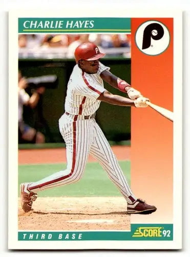 1992 Score #301 Charlie Hayes Philadelphia Phillies Baseball Cards E ID:60451 - Baseball Card Single