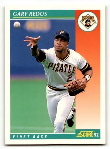 1992 Score #303 Gary Redus Pittsburgh Pirates Baseball Cards EX/NM ID:60456 - Baseball Card Single