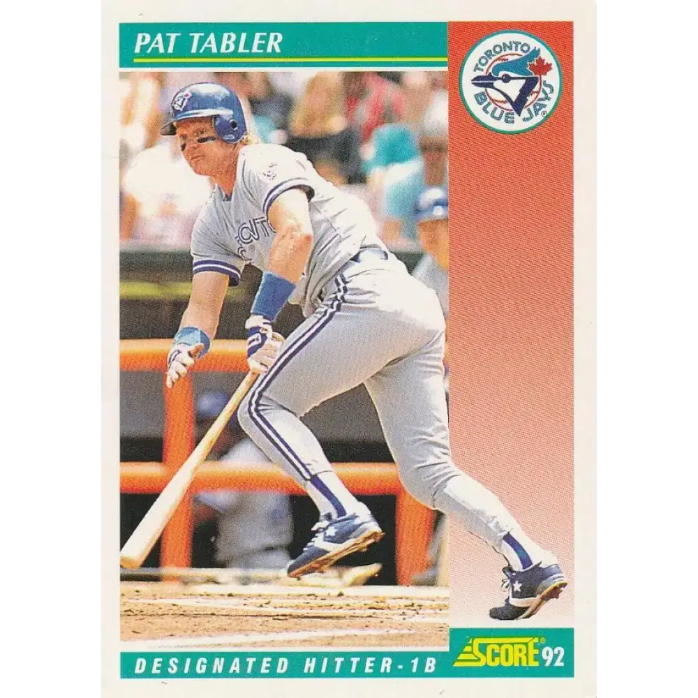 1992 Score #312 Pat Tabler NM-MT Toronto Blue Jays Baseball Card - Baseball Card Single