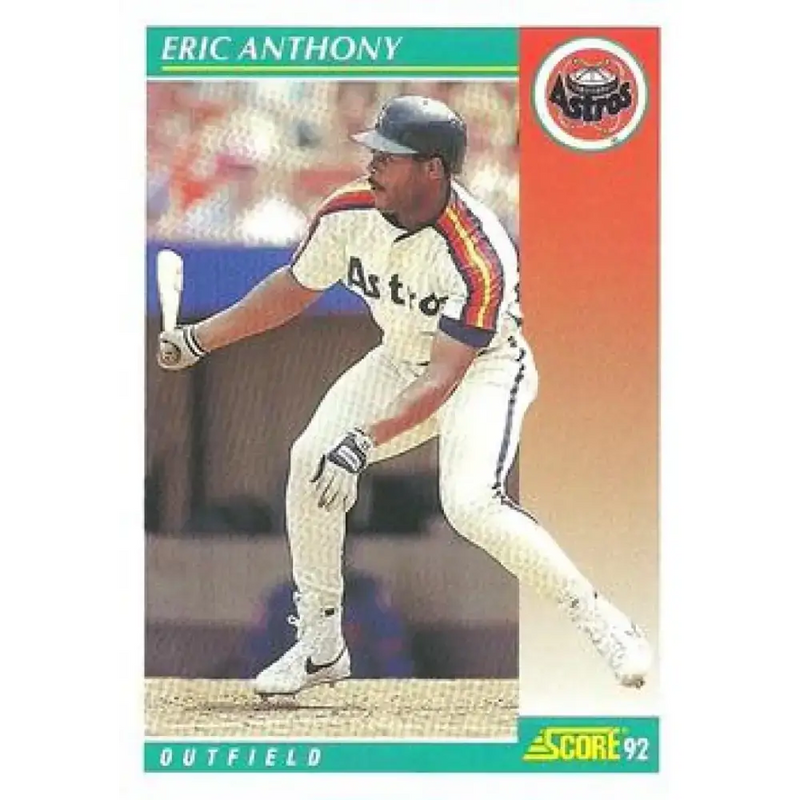 1992 Score #315 Eric Anthony NM-MT Houston Astros Baseball Card - Baseball Card Single