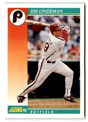 1992 Score #321 Jim Lindeman - Baseball Card Single