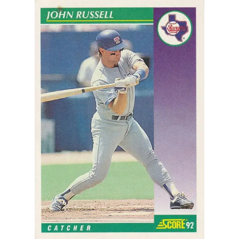 1992 Score #339 John Russell NM-MT Texas Rangers Baseball Card - Baseball Card Single