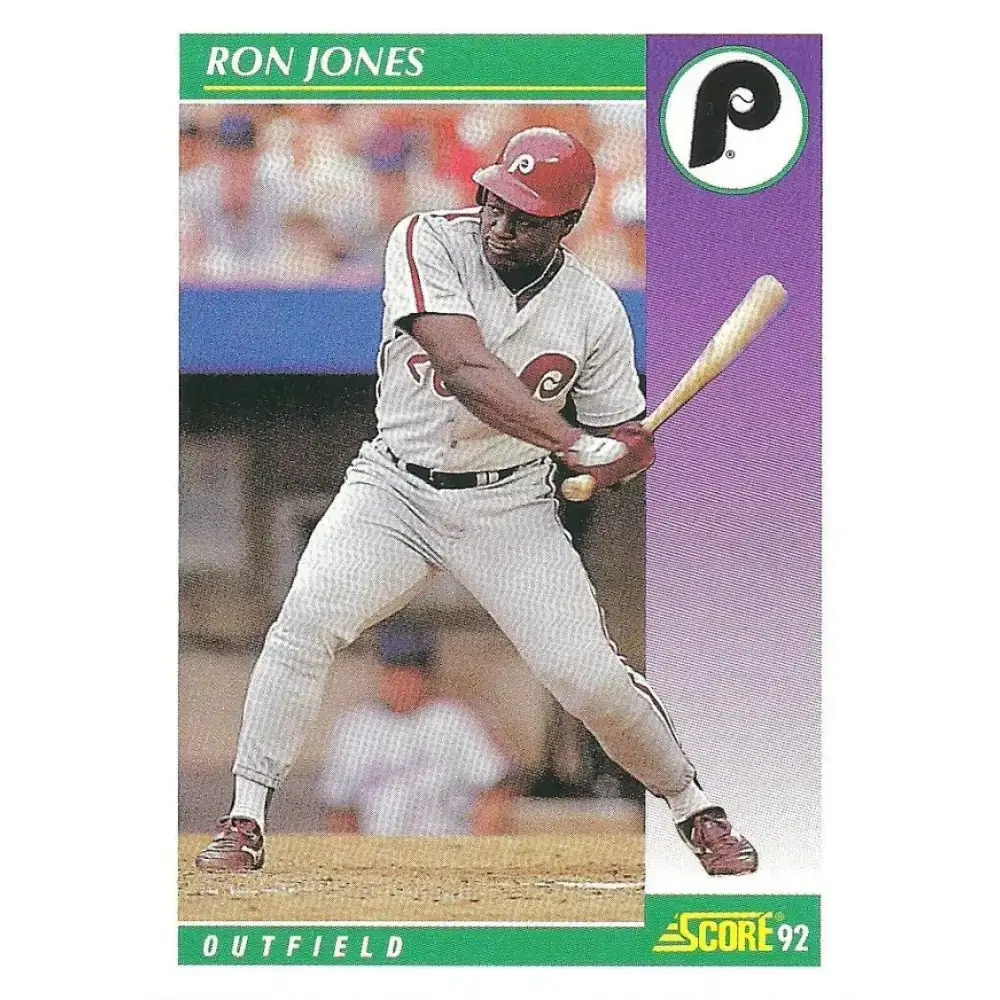 1992 Score #342 Ron Jones NM-MT Philadelphia Phillies Baseball Card - Baseball Card Single