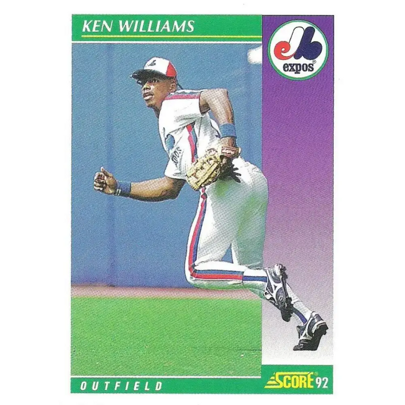 1992 Score #354 Ken Williams NM-MT Montreal Expos Baseball Card - Baseball Card Single