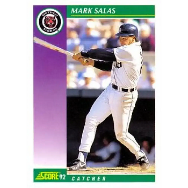 1992 Score #394 Mark Salas NM-MT Detroit Tigers Baseball Card - Baseball Card Single