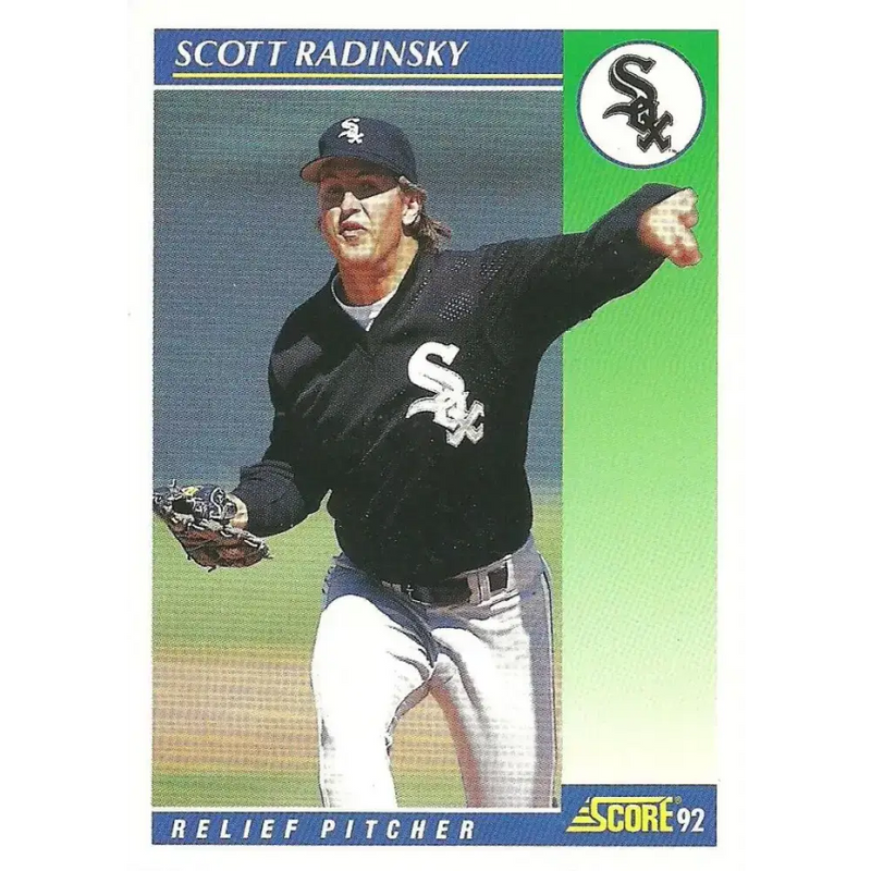 1992 Score #444 Scott Radinsky NM-MT Chicago White Sox Baseball Card - Baseball Card Single