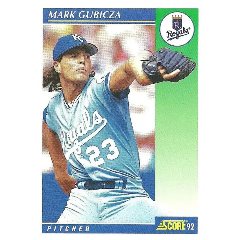 1992 Score #459 Mark Gubicza NM-MT Kansas City Royals Baseball Card - Baseball Card Single
