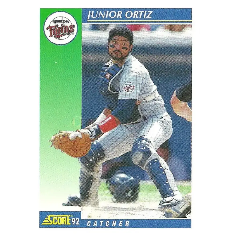 1992 Score #473 Junior Ortiz NM-MT Minnesota Twins Baseball Card - Baseball Card Single