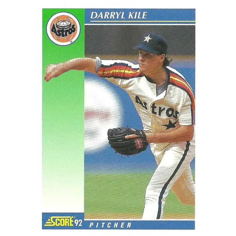 1992 Score #494 Darryl Kile NM-MT Houston Astros Baseball Card - Baseball Card Single