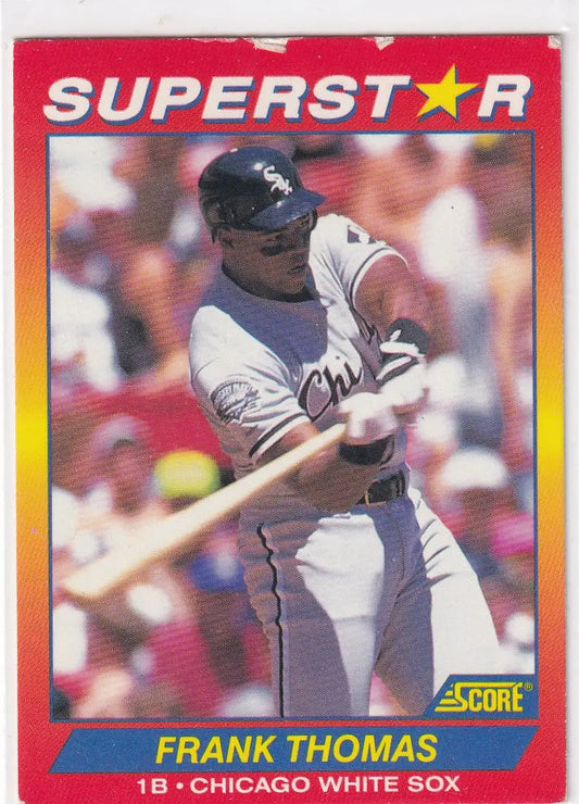 1992 SCORE #51 FRANK THOMAS SUPERSTAR- CHICAGO WHITE SOX - Baseball Card Single