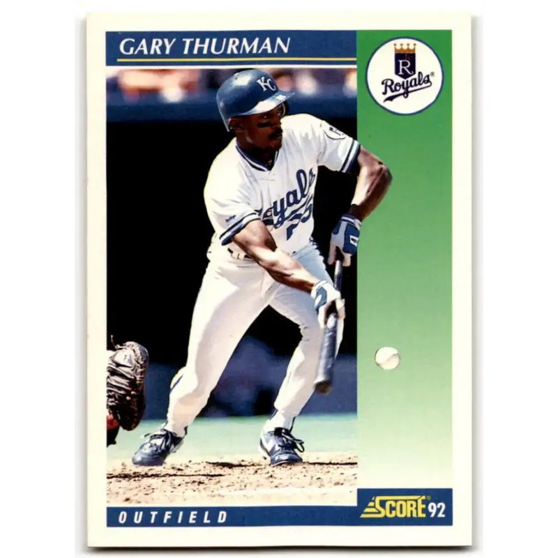 1992 Score #512 Gary Thurman NM-MT Kansas City Royals Baseball Card - Baseball Card Single