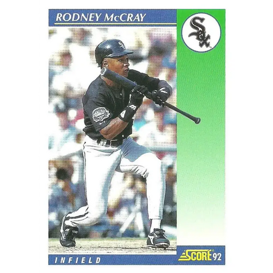 1992 Score #517 Rodney McCray UER NM-MT Chicago White Sox Baseball Card - Baseball Card Single