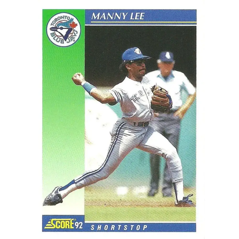 1992 Score #518 Manuel Lee NM-MT Toronto Blue Jays Baseball Card - Baseball Card Single