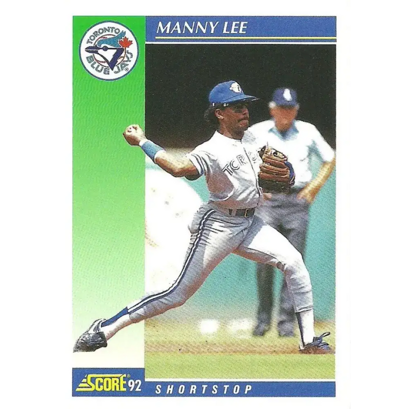 1992 Score #518 Manuel Lee NM-MT Toronto Blue Jays Baseball Card - Baseball Card Single
