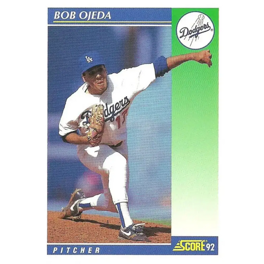 1992 Score #527 Bob Ojeda NM-MT Los Angeles Dodgers Baseball Card - Baseball Card Single