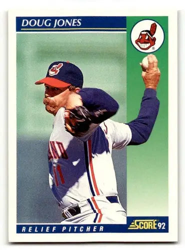 1992 Score #53 Doug Jones Cleveland Indians Baseball Cards EX/NM ID:58553 - Baseball Card Single