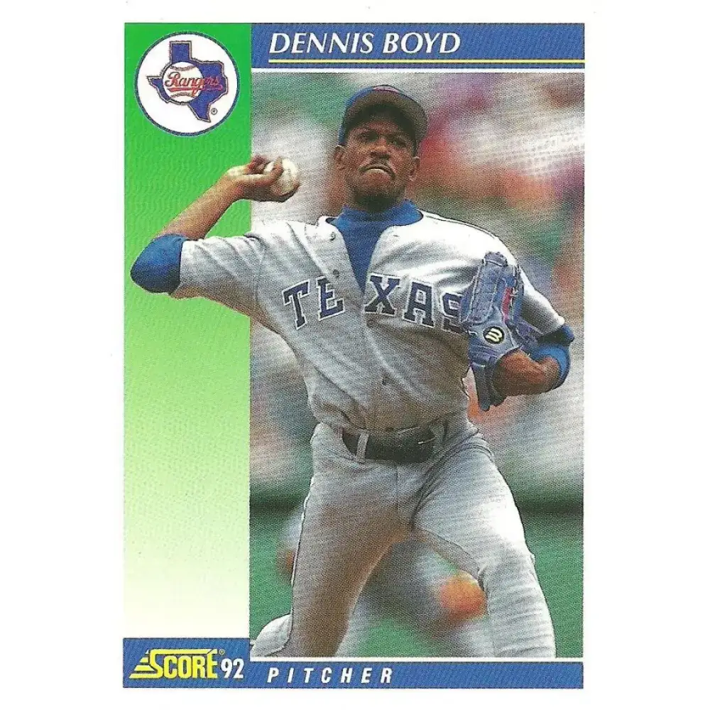 1992 Score #531 Oil Can Boyd NM-MT Texas Rangers Baseball Card - Baseball Card Single