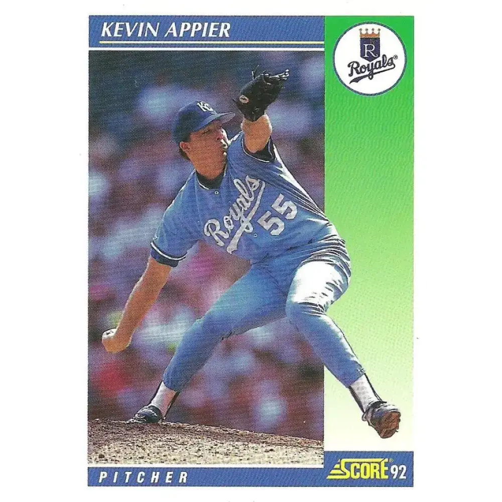 1992 Score #542 Kevin Appier NM-MT Kansas City Royals Baseball Card - Baseball Card Single
