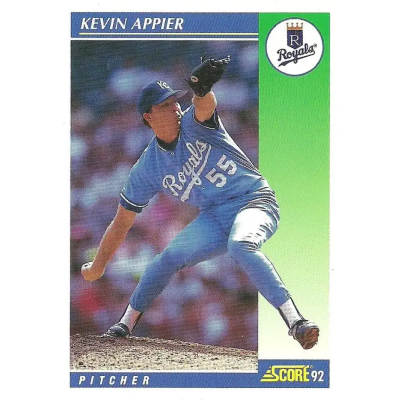 1992 Score #542 Kevin Appier NM-MT Kansas City Royals Baseball Card - Baseball Card Single