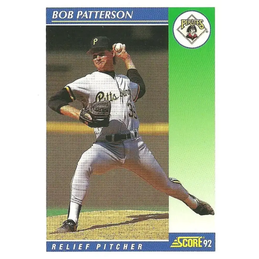 1992 Score #548 Bob Patterson NM-MT Pittsburgh Pirates Baseball Card - Baseball Card Single